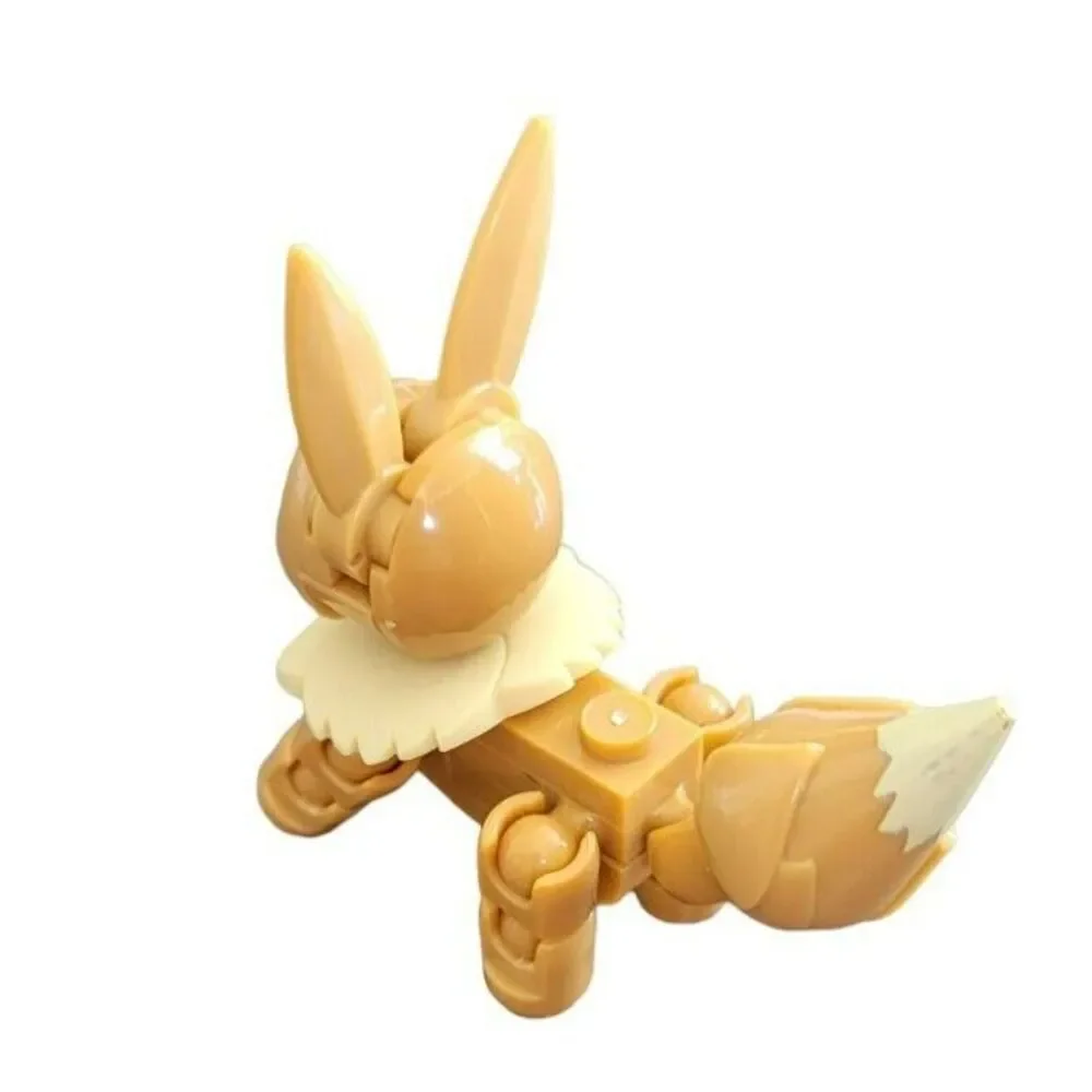 Mega Construx Pokemon Eevee Articulated Building Set Figure Brown Toy